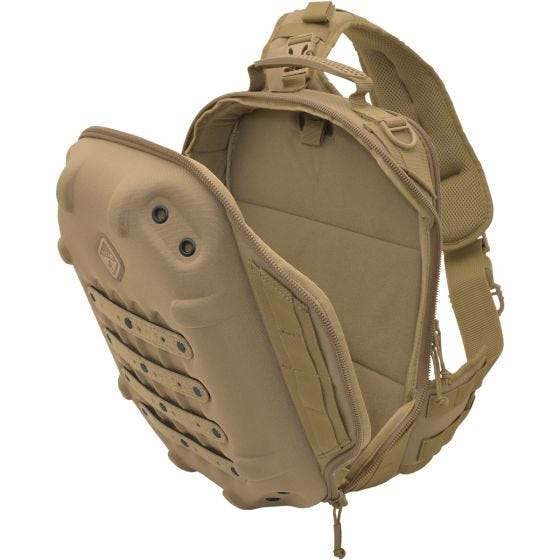 Mochila de Alça Única Hazard 4 Hibachi Hard MOLLE - Coyote