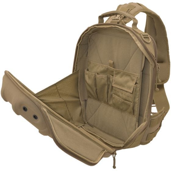 Mochila de Alça Única Hazard 4 Hibachi Hard MOLLE - Coyote