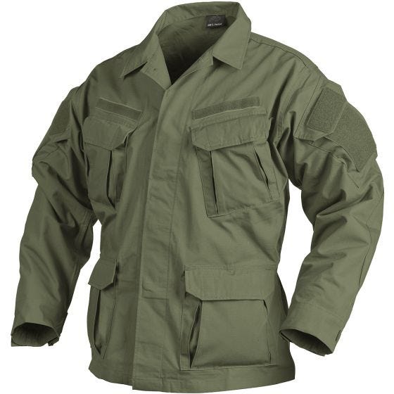 Camisa Helikon SFU NEXT Ripstop de Polialgodão - Verde Azeitona