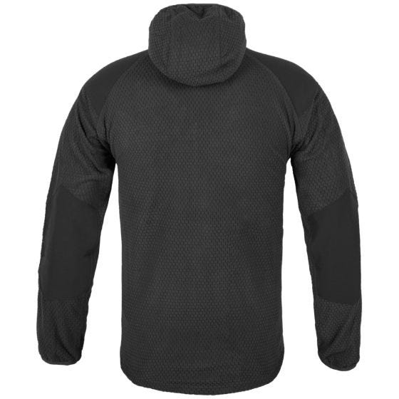 Casaco com Capuz Helikon Alpha Polar Grelha - Preto