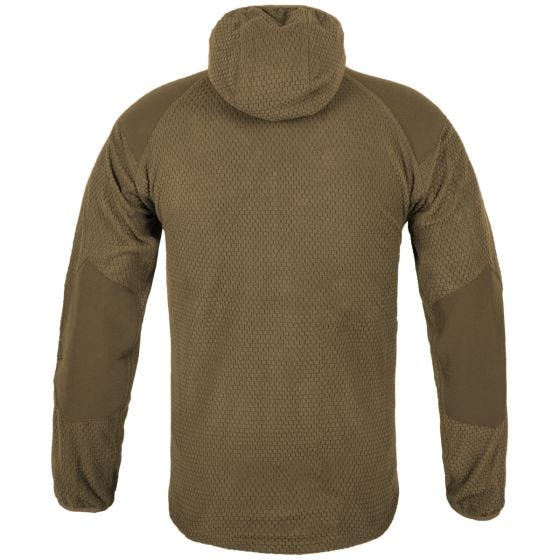 Casaco com Capuz Helikon Alpha Polar Grelha - Coyote