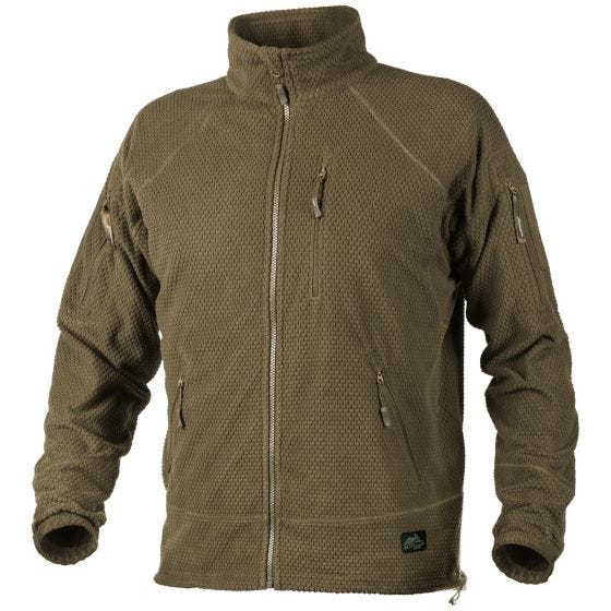 Casaco Helikon Alpha Tactical Polar Grelha - Coyote
