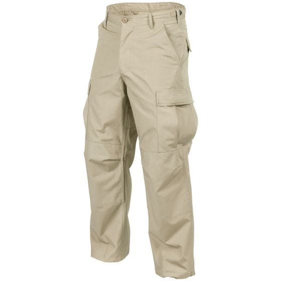 Calças Helikon BDU Genuine Ripstop de Algodão - Caqui