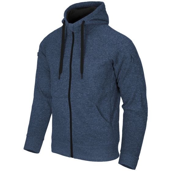 Camisola com Capuz com Fecho Integral Helikon Covert Tactical - Melange Blue