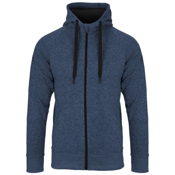 Camisola com Capuz com Fecho Integral Helikon Covert Tactical - Melange Blue