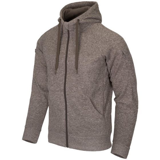 Camisola com Capuz com Fecho Integral Helikon Covert Tactical Melange Light Tan