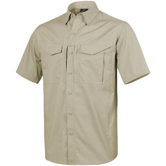 Camisa de Manga Curta Helikon Defender Mk2 - Caqui