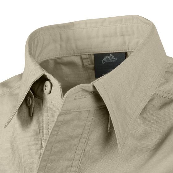 Camisa de Manga Curta Helikon Defender Mk2 - Caqui