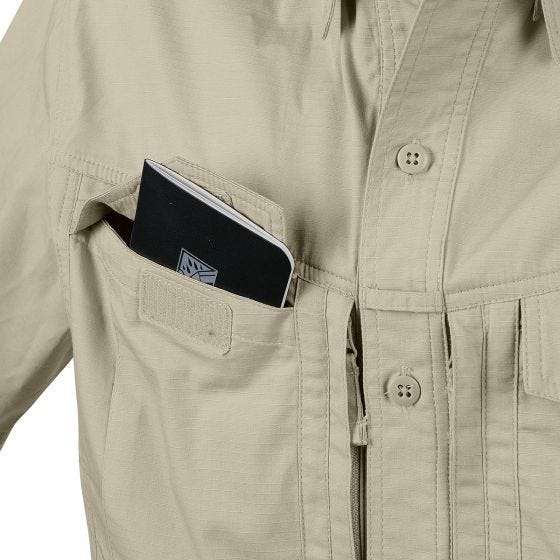 Camisa de Manga Curta Helikon Defender Mk2 - Caqui