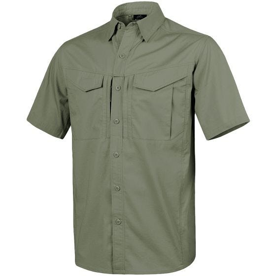 Camisa de Manga Curta Helikon Defender Mk2 - Verde Azeitona