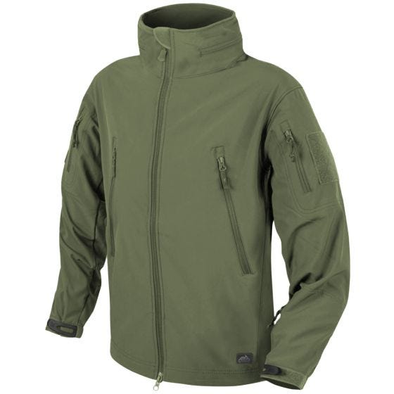 Casaco Softshell Helikon Gunfighter - Verde-Azeitona