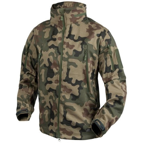 Casaco Softshell Helikon Gunfighter - Polish Woodland