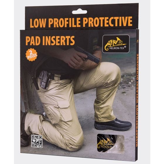 Inserções de Proteções Almofadadas Helikon Discretas - Preto