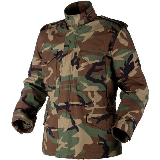Casaco Helikon Genuine M65 - Woodland