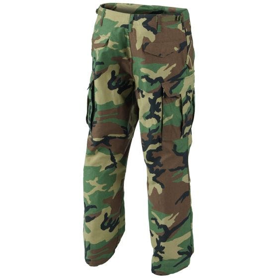 Calças de Combate Helikon M65 - Woodland