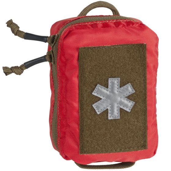 Kit Médico Mini em Poliéster Helikon Vermelho