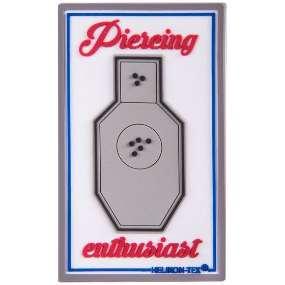 Emblema Helikon Piercing Enthusiast - Branco