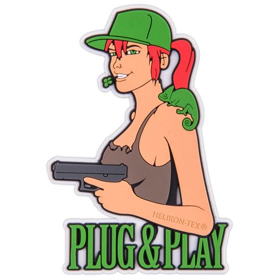 Emblema Helikon Plug & Play - Castanho