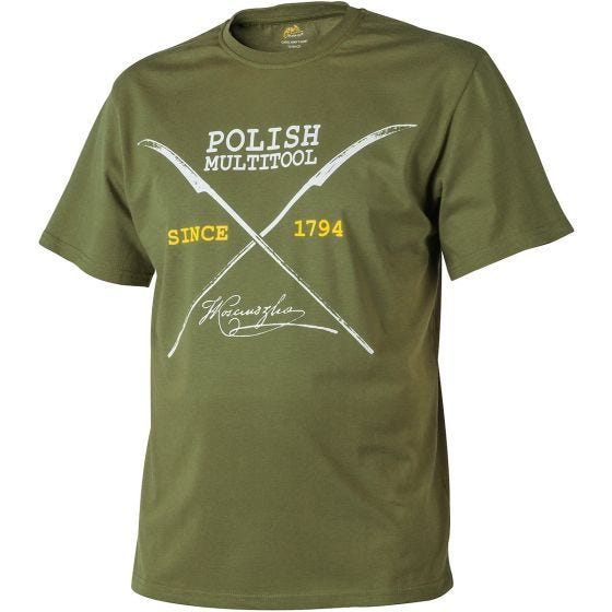 T-Shirt Helikon Polish Multitool - US Green