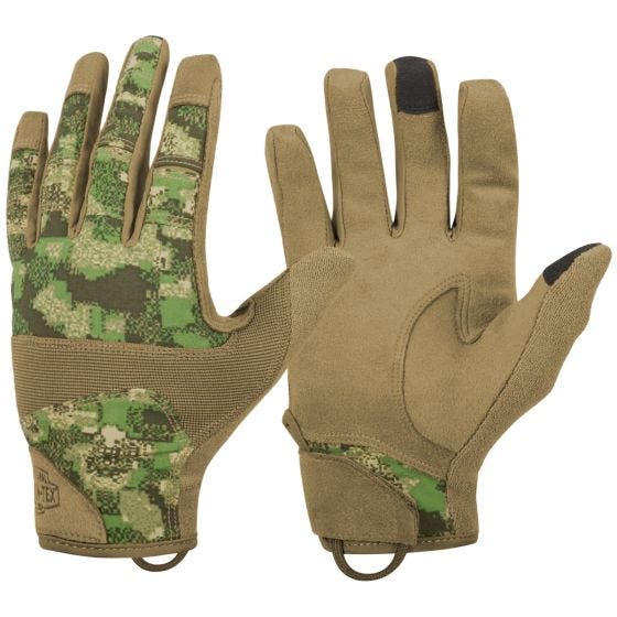 Luvas Rígidas Helikon Range Tactical - PenCott WildWood/Coyote