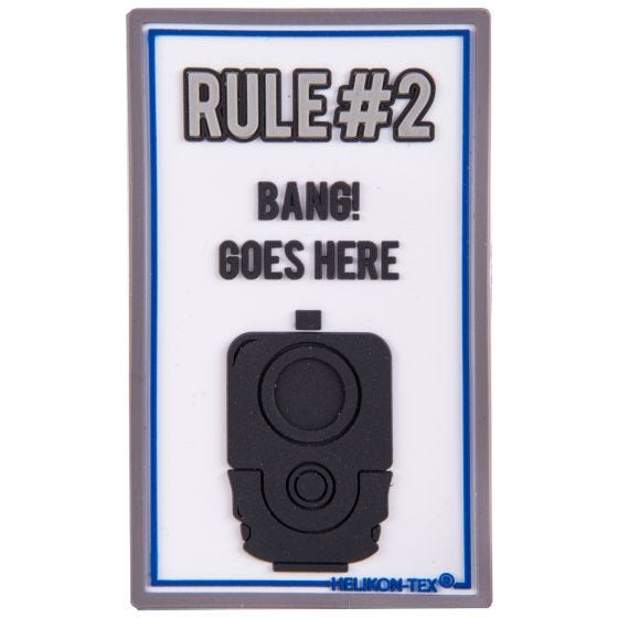 Emblema Helikon Rule#2 - Branco