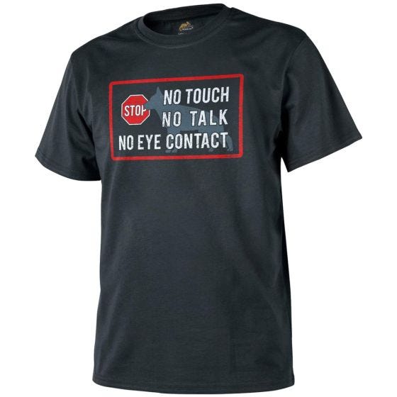 T-Shirt Helikon K9 - No Touch - Preto