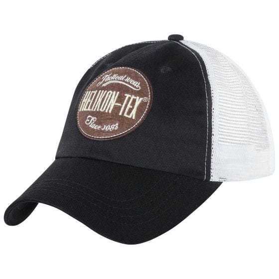 Boné Helikon Trucker Logo - Preto