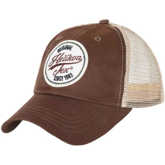 Boné Helikon Trucker Logo - Mud Brown