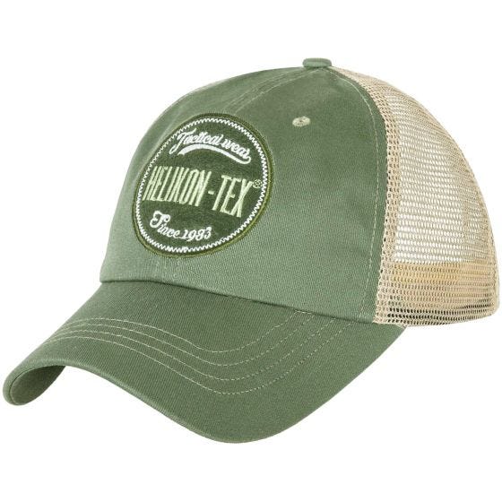 Boné Helikon Trucker Logo - Verde