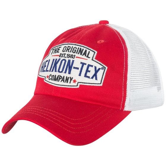 Boné Helikon Trucker Logo - Vermelho