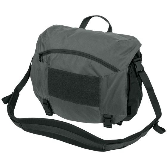 Sacola de Correio Grande Helikon Urban - Shadow Grey/Preto