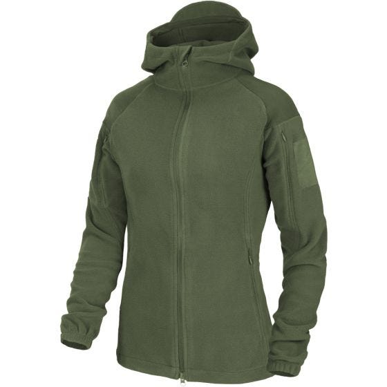 Casaco de Malha Polar Resistente Helikon Cumulus Mulher - Taiga Green