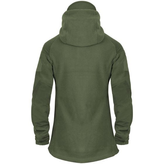 Casaco de Malha Polar Resistente Helikon Cumulus Mulher - Taiga Green