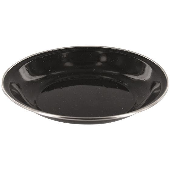 Prato de Sopa Highlander Deluxe Esmalte - Preto