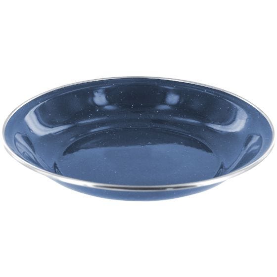 Prato de Sopa Highlander Deluxe Esmalte - Navy Blue