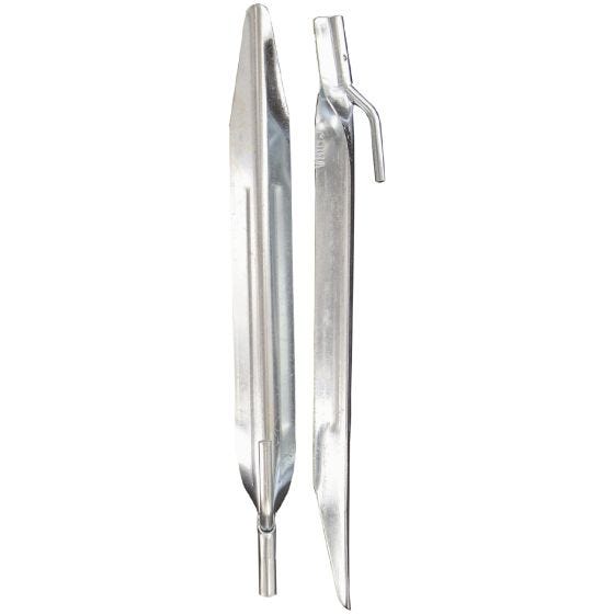 Estacas de Aço de Ângulo Liso Highlander 22,8 cm Pacote de 6