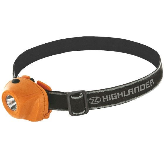 Frontal Highlander Beam 1W LED - Laranja/Preto