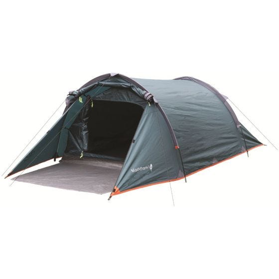 Tenda Highlander Blackthorn 2 - Hunter Green/Orange Trim