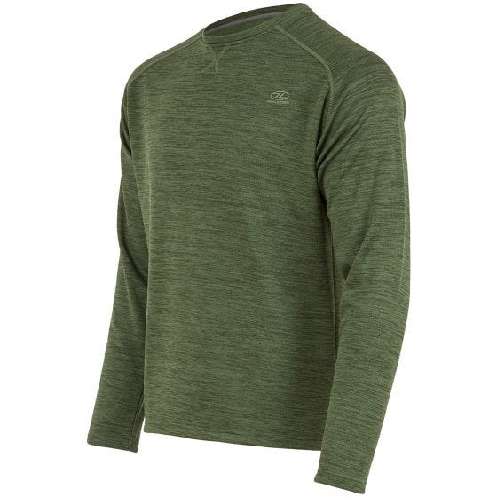 Sweater de Gola Redonda Highlander - Leaf Green