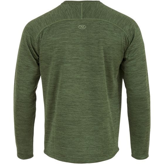 Sweater de Gola Redonda Highlander - Leaf Green