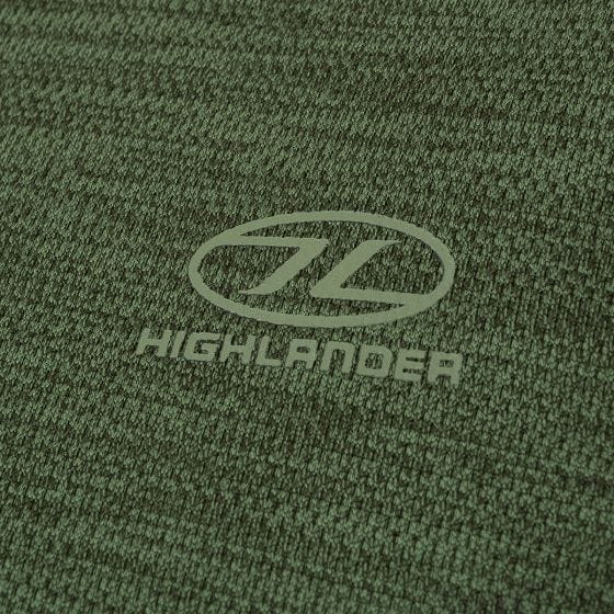 Sweater de Gola Redonda Highlander - Leaf Green