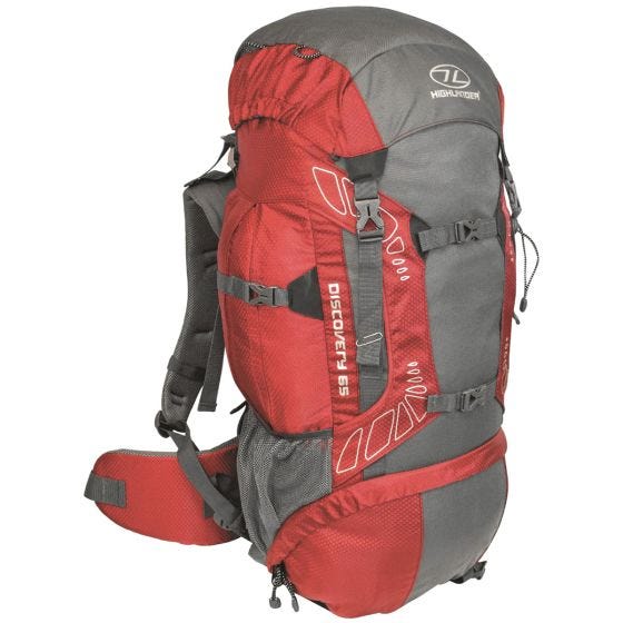 Mochila Highlander Discovery 65 - Vermelho