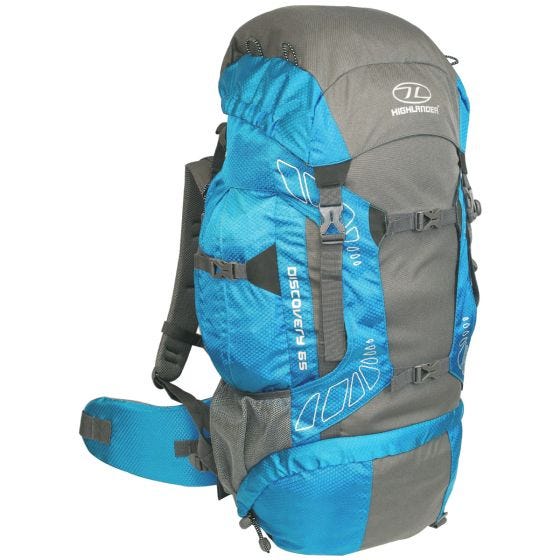 Mochila Highlander Discovery 65 - Azul-Petróleo