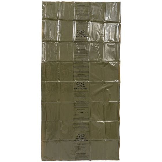 Saco de Sobrevivência de Emergência Highlander - Verde-Azeitona