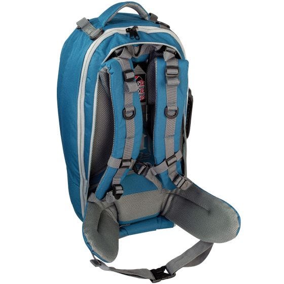 Mochila de Caminhada Highlander X-plorer 60 + 20 L - Azul-Petróleo