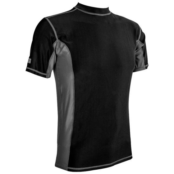 Top de Manga Curta Highlander Pro Comp Homem - Preto/Cinza
