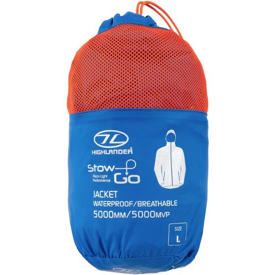 Casaco Compacto Highlander Stow & Go - Azul
