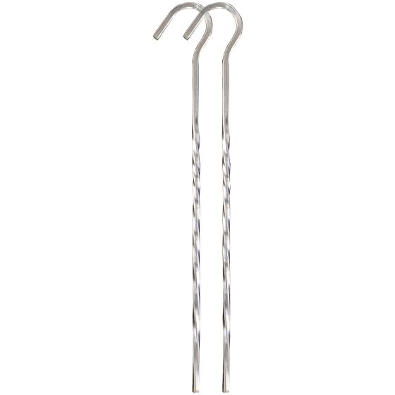 Estacas de Aço Trançadas Highlander 18 cm Pacote de 10