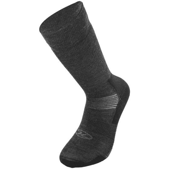 Meia Liner Highlander Lã Merino - Carvão