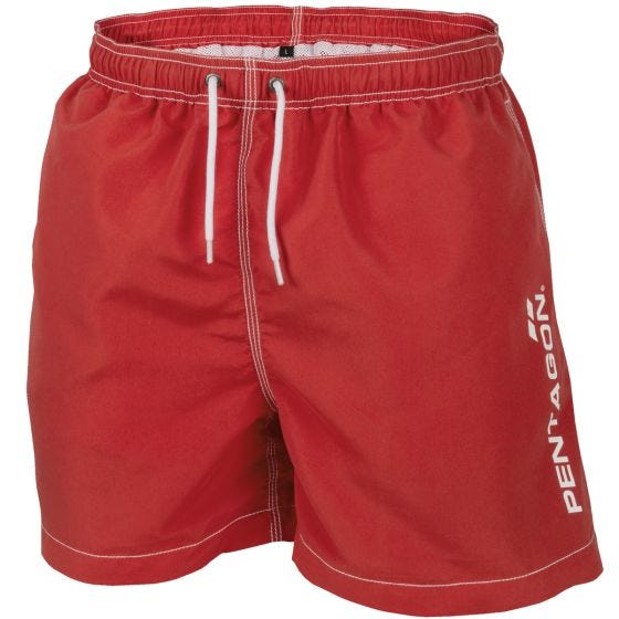 Calções de Banho Pentagon Hippocampus Vermelho